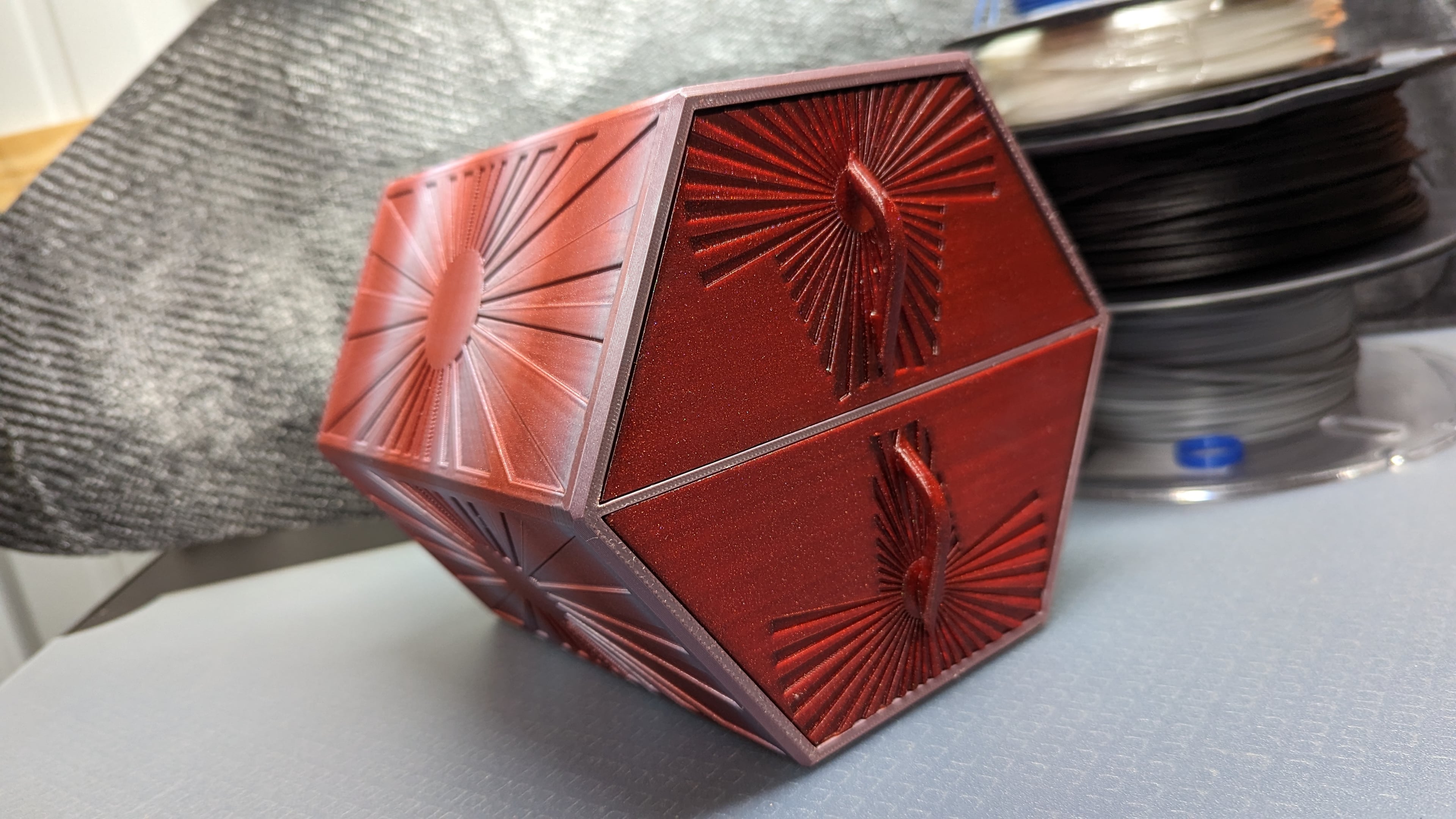 Rising Sun Box 3d model