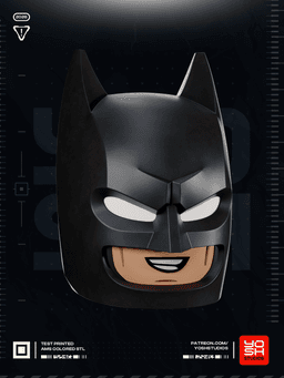 Brick Detective Helmet 3D Printer STL file 3d model