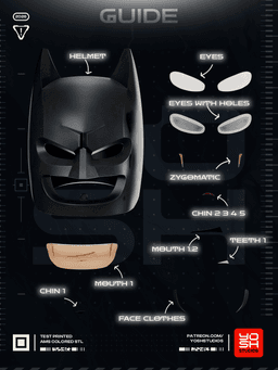 Brick Detective Helmet 3D Printer STL file 3d model