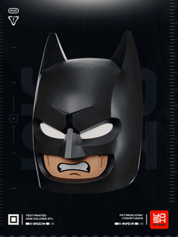 Brick Detective Helmet 3D Printer STL file 3d model