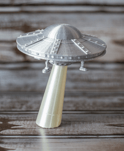 Retro UFO 3d model
