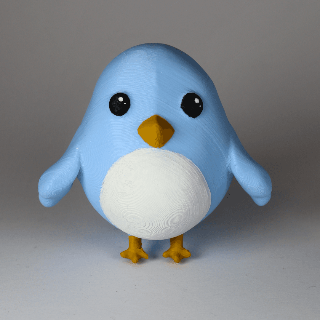 Cute bird 3d model