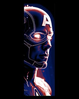 the blueprints and designs to creating captain America - Fanart Set of Bookmarks 3d model