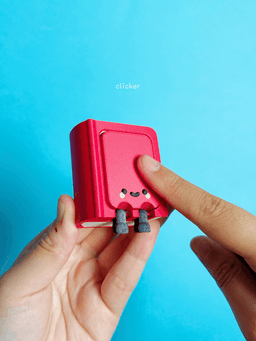 Cute Articulated & Clicker Book 3d model