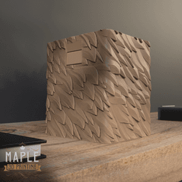 Snap Shut Deck Box - Fur 3d model