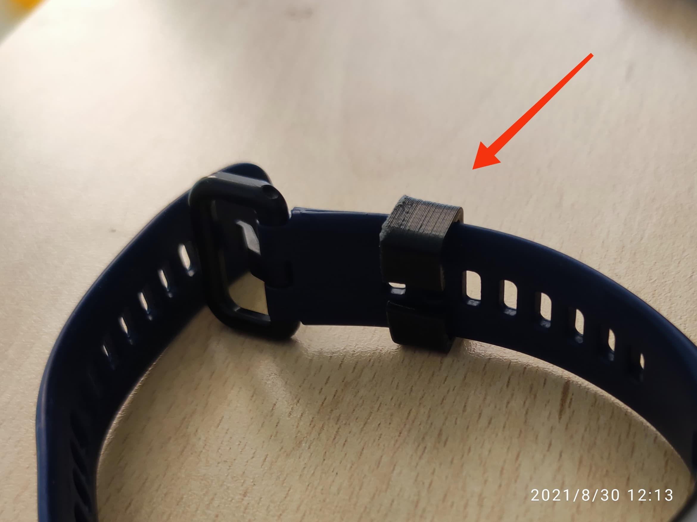 Smartband-Smartwatch Strap Clip-Holder Spare part 3d model