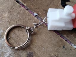 Injection Machine Keychain - No Multicolor System 3d model