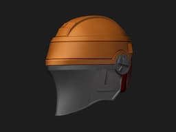 Fennec Shand Helmet Star Wars Mandalorian 3d model