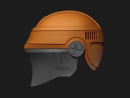 Fennec Shand Helmet Star Wars Mandalorian 3d model