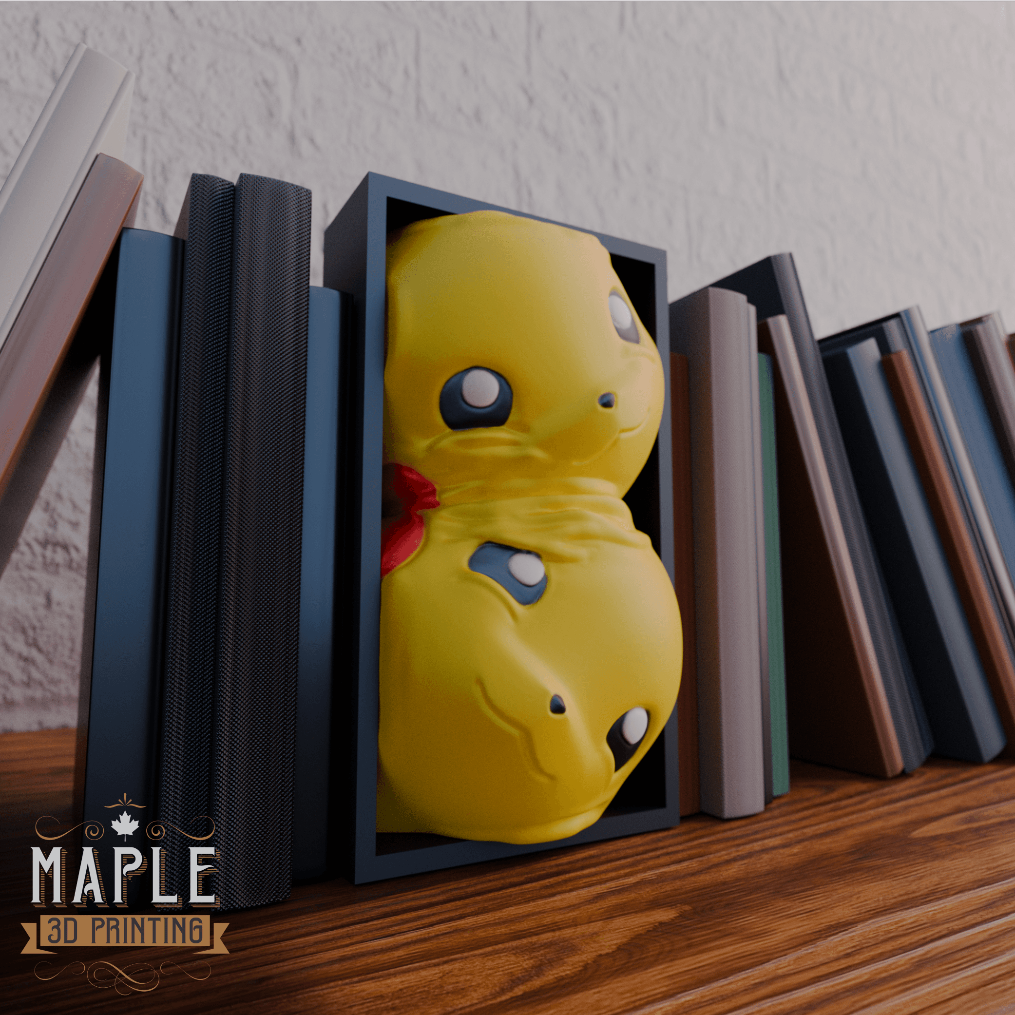 Pikachu Book Nook  3d model