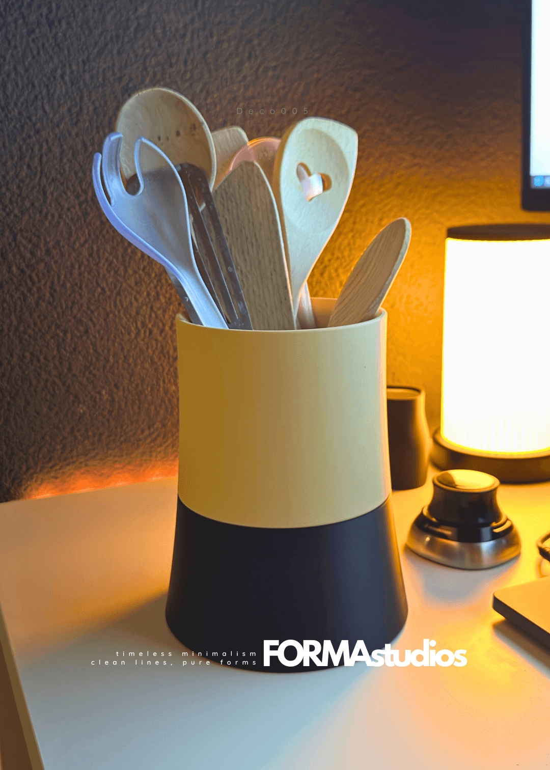 Kitchen Utensily Holder - FORMAstudios Deco005.stl.stl 3d model