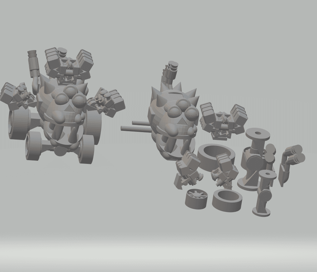 FHW: Daemon Car Kit Dante's Racer 3d model