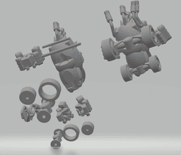 FHW: Daemon Car Kit Dante's Racer 3d model