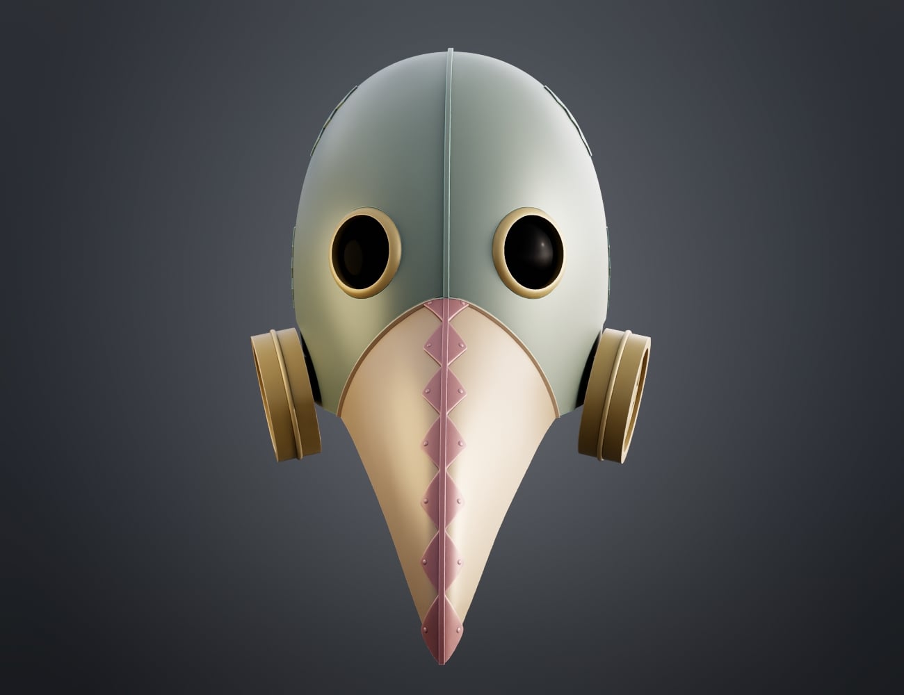 Galgali Fiend Mask - Chainsaw Man 3d model