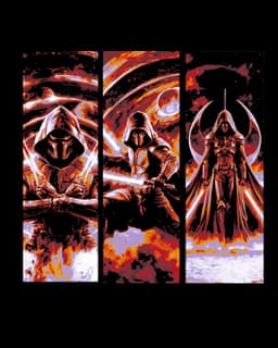 Fanart - Star Wars Legends a Sith Lord of the Past - Set of bookmarks 3d model