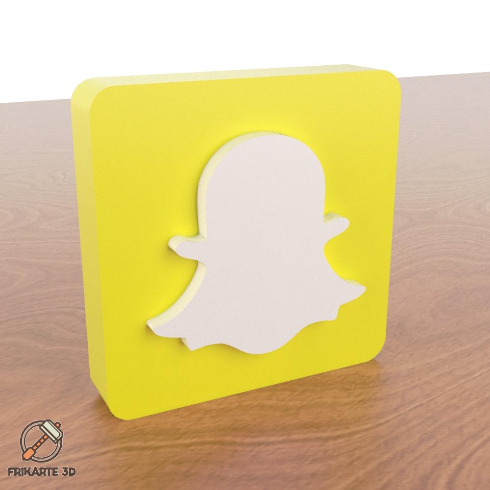 Snapchat Decoration 3d model
