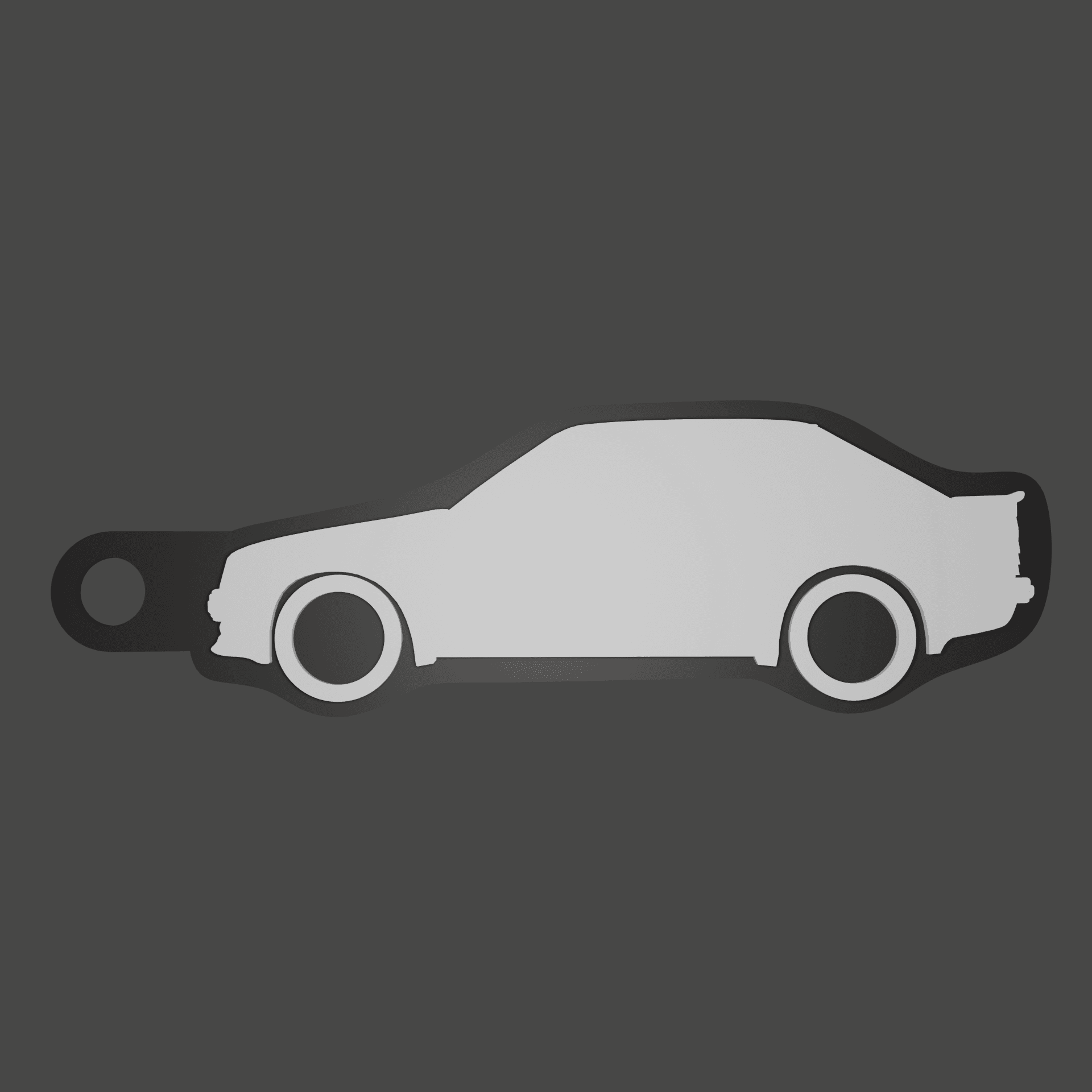Ford Escort RS Turbo Keychain 3d model