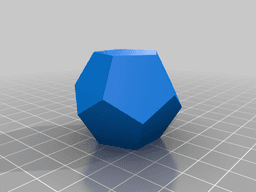 Dodekaeder 3d model