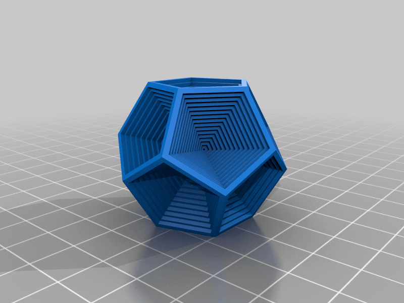 Dodekaeder 3d model