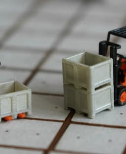 N Scale Palletbox 4pc 3d model