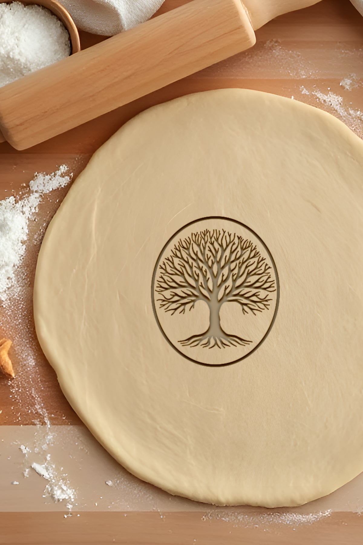 Infinity Tree Cookie Cutter, Biscuit Cutter 3d model