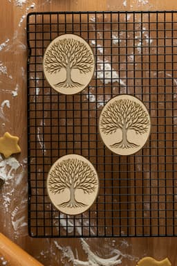 Infinity Tree Cookie Cutter, Biscuit Cutter 3d model