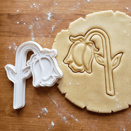 Wilted Rose Cookie Cutter And Stamp 3d model