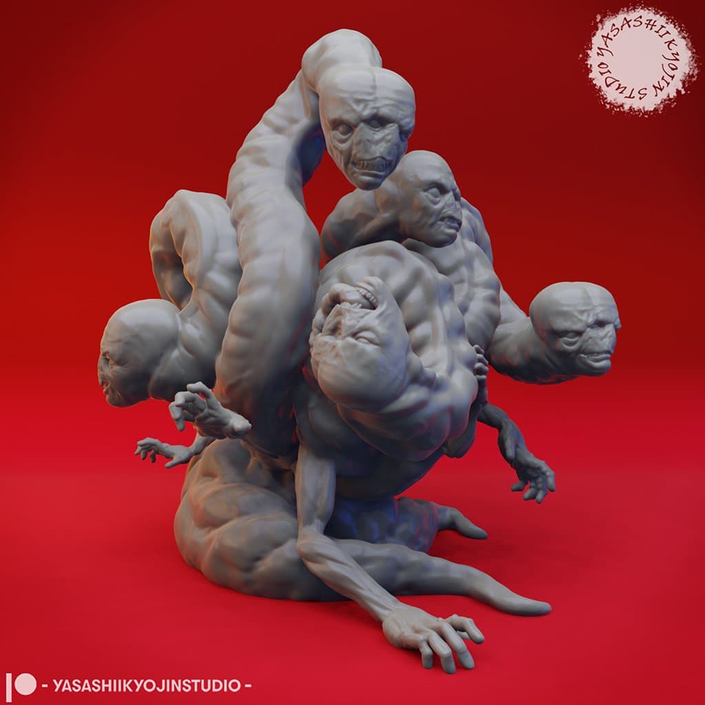 False Hydra - Tabletop Miniature 3d model