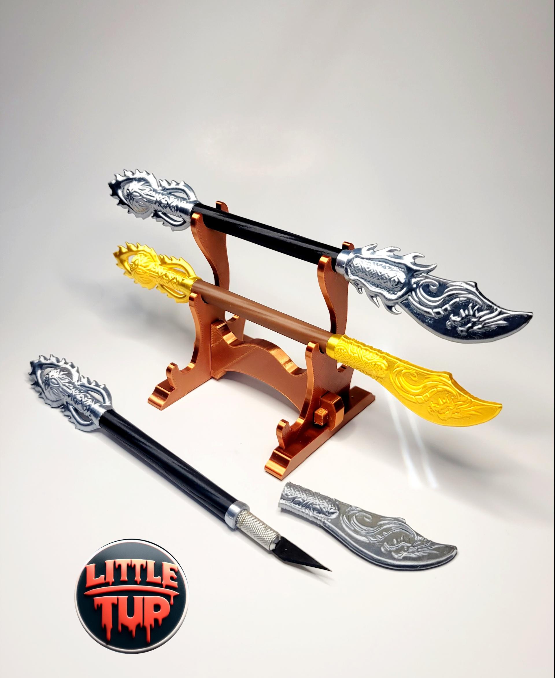 Hobby Knife Tool Stand Set 3d model