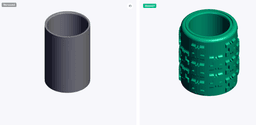 MX Tire 12oz Can Cup Workspace Challenge 3d model