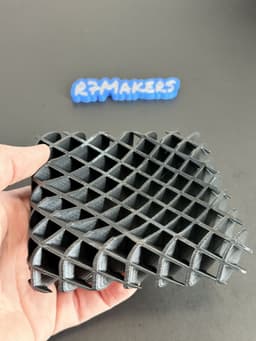 R7 Lattice Catch-All Tray – Free EDC Pocket Dump STL | 3D Printable Valet Tray | R7Makers 3d model