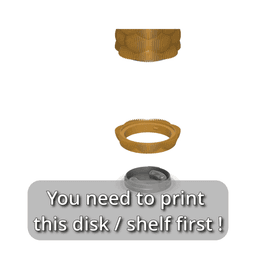 BubblePlanter w. hidden Driptray 3d model