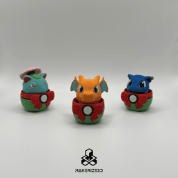 Charizard Clicker (Gift Ball included) 3d model