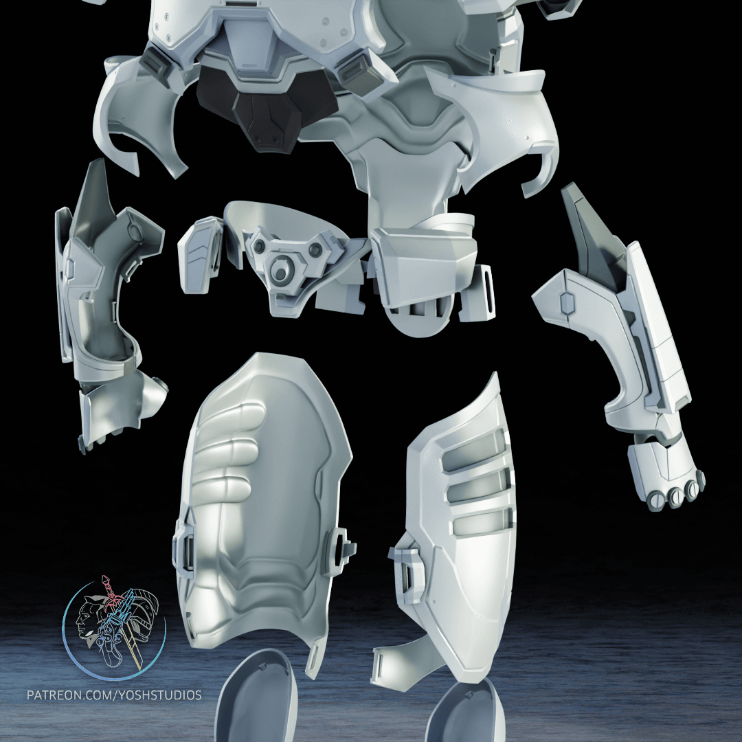 Moon Knight Rivals Armor 3D Printer File STL 3d model
