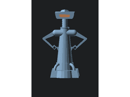 Chrichton from Buck Rogers 3d model