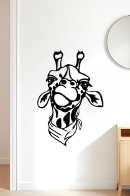 Giraffe Wall Art, Wall Decor, Home Decor 3d model