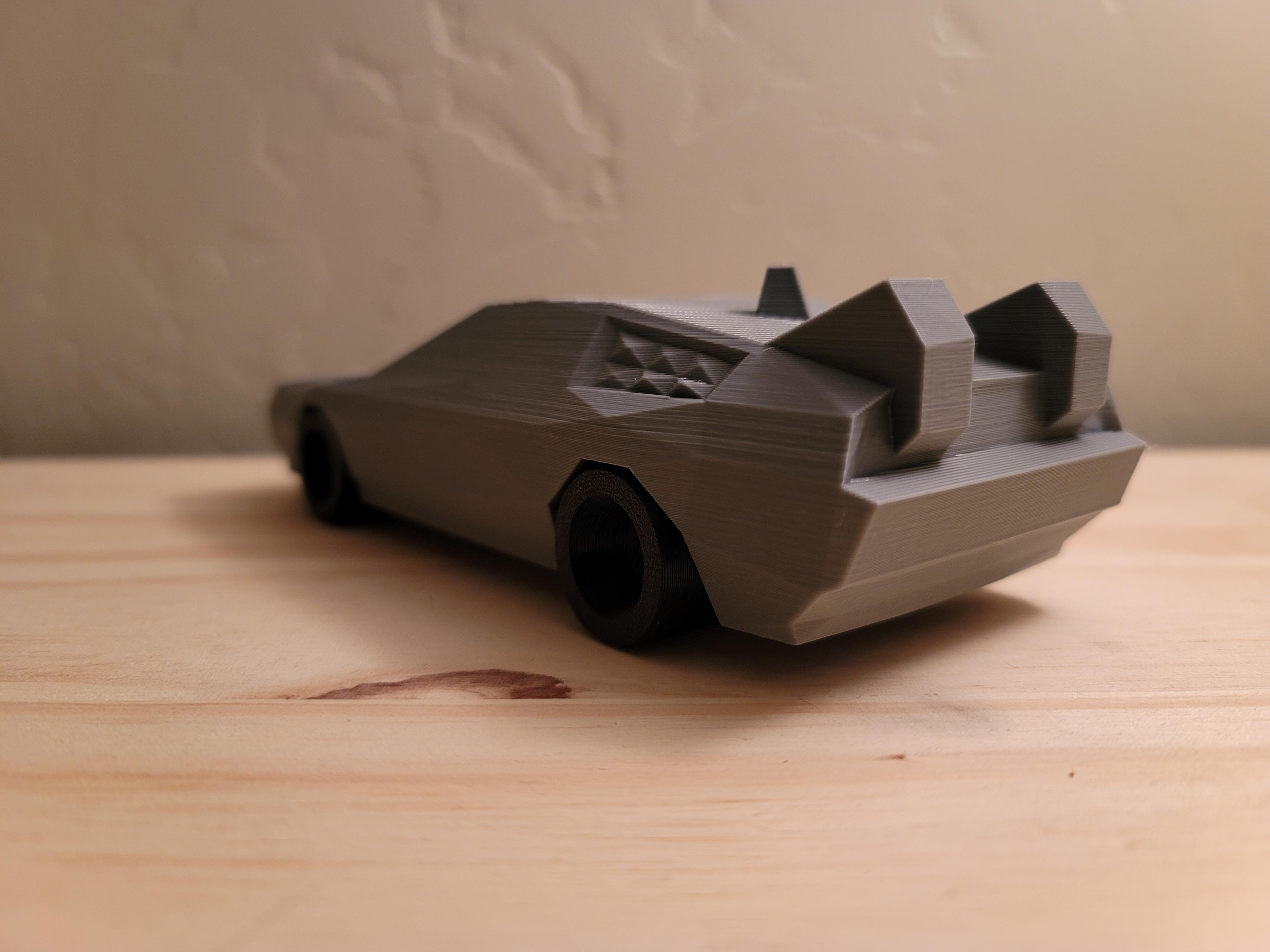 Low Poly DMC DeLorean Back to the Future 3d model