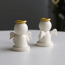 Halloween Cute Decors | Grim Reaper, Angel & Devil Figurines | Spooky Party Decor & Toys 3d model