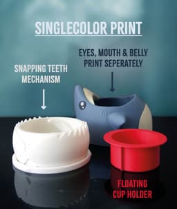 Stanley the Drink‑Snapping Shark 3d model
