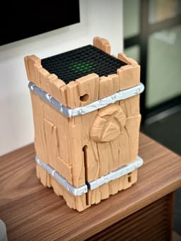 Xbox Series Wood Decor 3d model