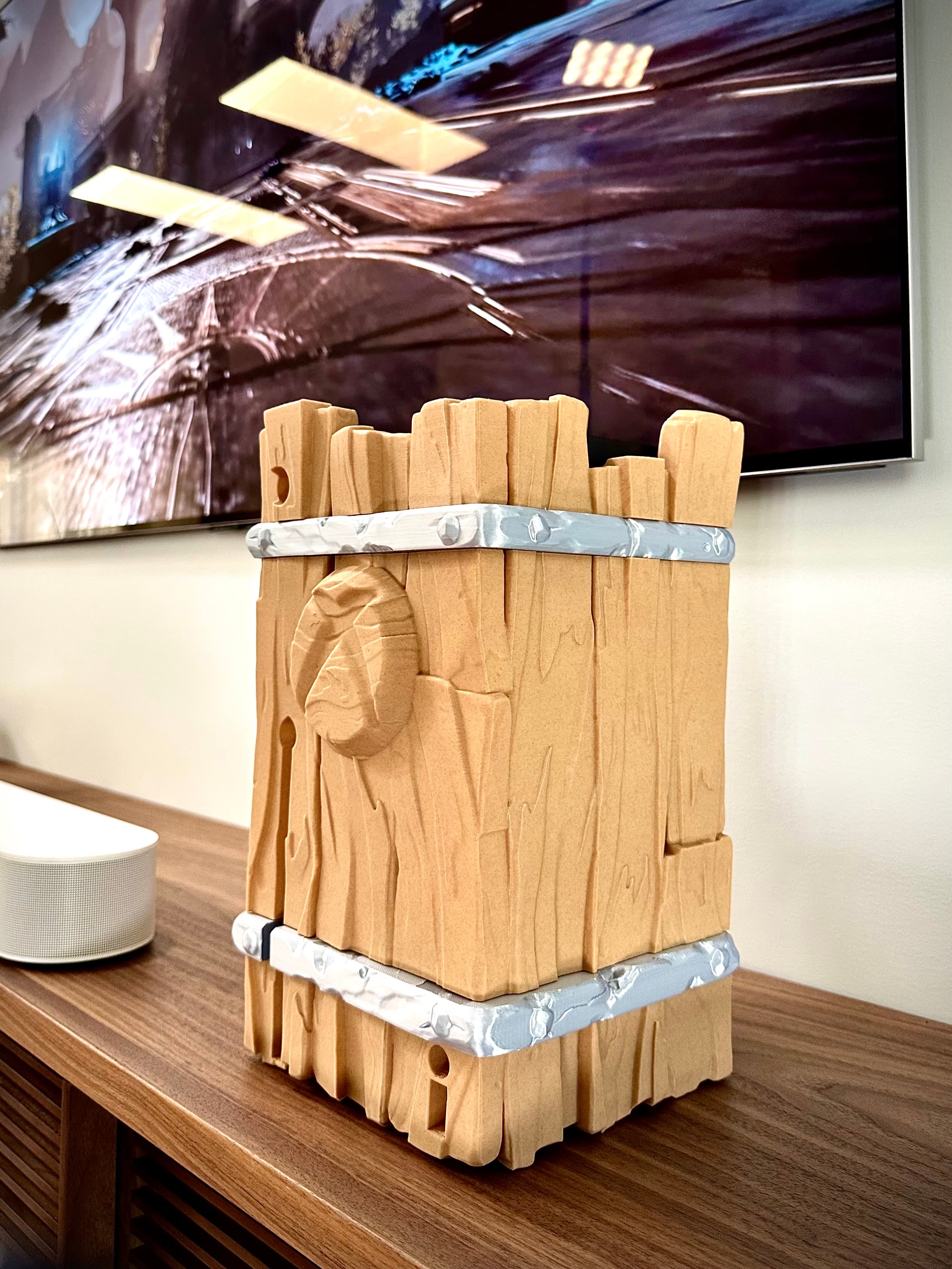Xbox Series Wood Decor 3d model