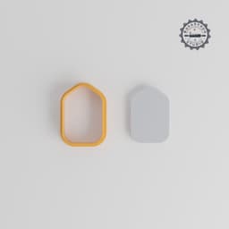 Tag Shape Cutter Collection, 18 Pieces, 0.75"-5.00", Perfect for Cookies, Fondant & Clay PRODUCT_147 3d model