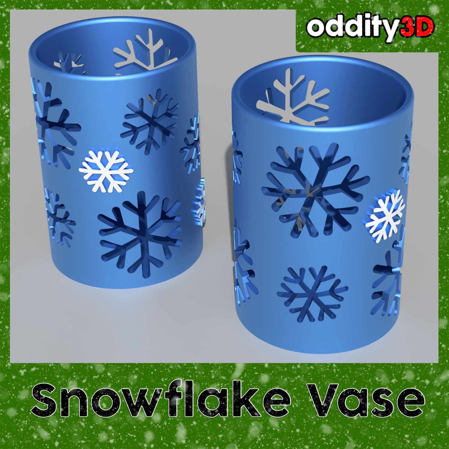 Snowflake Vase 3d model