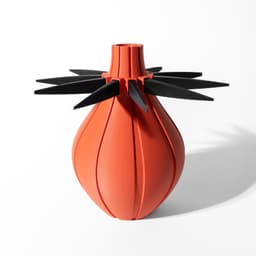 The Maven Vase, Modern and Unique Home Decor for Dried and Preserved Flower Arrangement | STL File 3d model