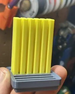 Gridfinity Adjustable Jumper Wire Comb - V2 3d model