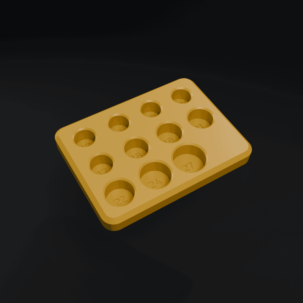 Yet another impact socket holder 3d model