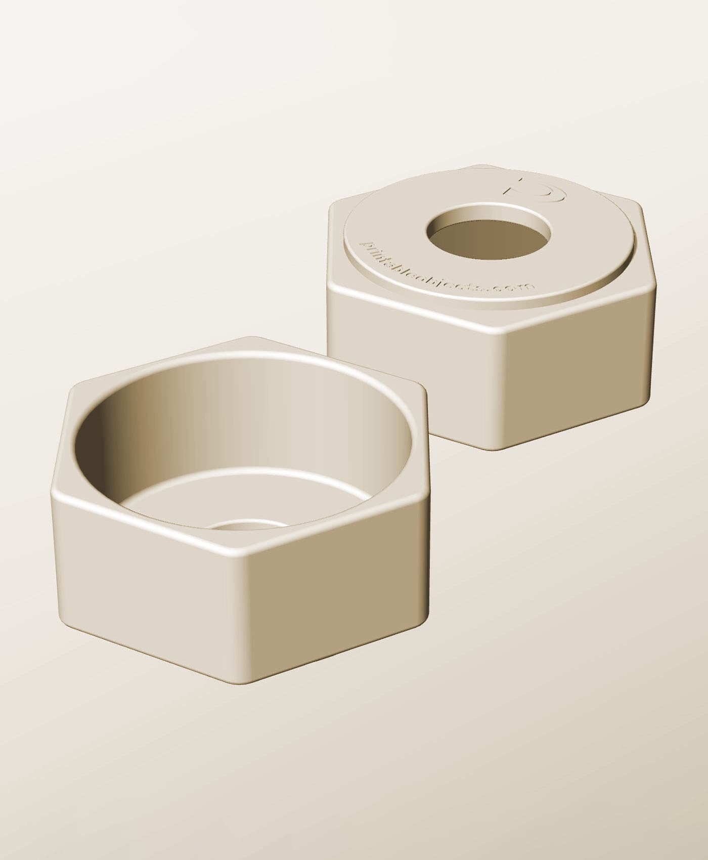 CH96-45-P Stacking pierced module bin for modern home decor 3d model