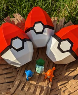 Pokemon Easter Egg Pokeball Box 3d model