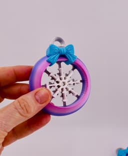 Snowflake Ornament Set 3d model