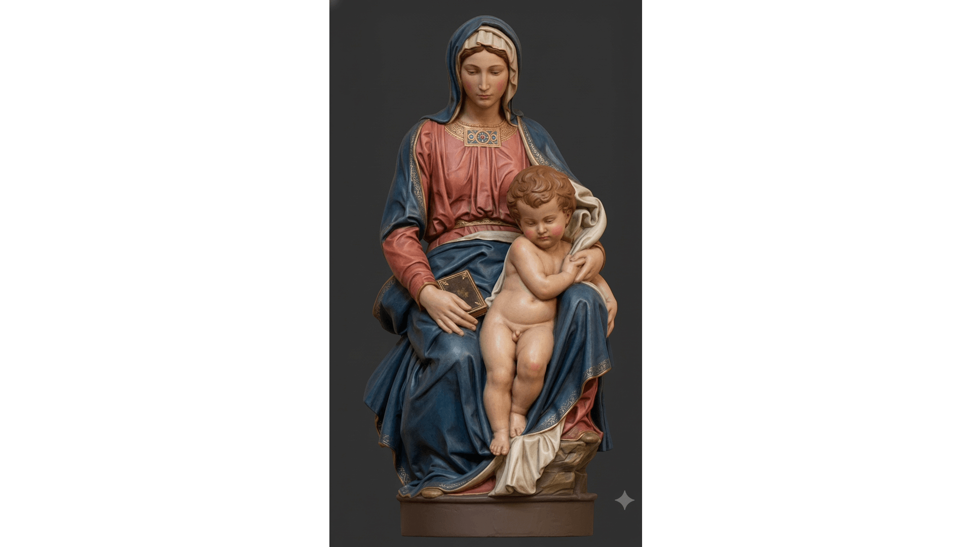 Madonna and Child 3D Scanning STL Printable 3d model